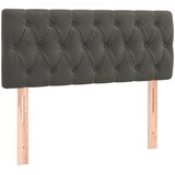  box spring s madracem LED tamnosivi 100x200 cm baršun | shoptok.hr