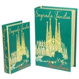 Signes Grimalt Košare, škatle in košarice Book Box Set 2U Zelena Cene