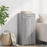  Komoda siva boja hrasta 40 x 42,5 x 93 cm od konstruiranog drva | shoptok.hr