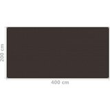  Za šator 200 x 400 cm smeđi | shoptok.hr