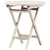 Venture Home Kenya vrtni stolić ⌀70 cm, izbijeljeni (whitewash) | shoptok.hr