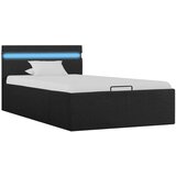The Living Store Dvižni posteljni okvir LED temno sivo blago 100x200 cm - Posteljni Okvir, (21531208) | Shoptok.si