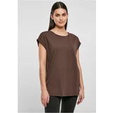 UC Curvy Women's Organic T-Shirt with Extended Shoulder Brown