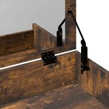  Toaletni stolić sa stolcem boja dimljenog hrasta 60x40x113 5 cm | shoptok.hr
