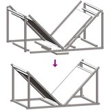  Stalak za drva bijela 70x43x34,5 cm hladno valjani čelik | shoptok.hr