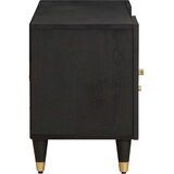 TV ormar s ladicama Crna 105 x 33 x 46 cm Čvrsto drvo manga | shoptok.hr
