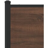  Metalni okvir kreveta bez madraca smeđa boja hrasta 160x200 cm | shoptok.hr