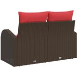  Vrtni kauč Smeđa 124 x 62 x 85cm poliratan | shoptok.hr