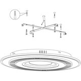 Eglo led stropna svjetiljka reducta 2 (16 w, bijela, boja svjetla: topla bijela) | shoptok.hr