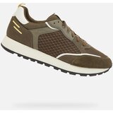 Geox Khaki men&#039;s sneakers Partenio - Men&#039;s cene
