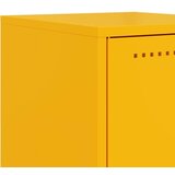 vidaXL Noćni ormarići 2 kom boja senfa 36 x 39 x 60,5 cm čelični | shoptok.hr