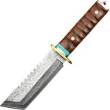  Damastni outdoor nož TR - 39472 - Smeđa KP39472 | shoptok.hr