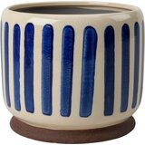 Burgon & Ball Cvetlični lonec za sobne rastline "Collector" - modro črtast - ⌀ 18 cm Cene