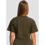 GymBeam Women‘s Limitless Cropped T-Shirt Espresso | ePonuda.com