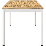  Stol za večeru u vrtu Bijela 141 x 80,5 x 75 cm | shoptok.hr