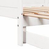  Krevet za povlačenje za dan Bijelo 203,5 x 184 x 56,5 cm | shoptok.hr