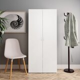 Ormarić za cipele bijeli 80 x 35,5 x 180 cm konstruirano drvo Cijene