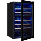 EXQUISIT Izvrstni hladilnik z dvema conama in v steklenimi vrati WS2-45-GTE-160G crni barvi, za vino. | Shoptok.si