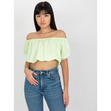 Lily Rose Blouse-EM-BZ-HS-20-257.40X-light green | Shoptok.si