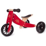 Kinderfeets drvena dječja guralica Tiny Tot 2u1 Cherry Red cijene