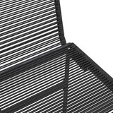  Vrtne stolice 2 pcs Crna 48 x 55 x 89,5 cm Ratan | Eponuda.com