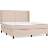  Krevet box spring s madracem cappuccino 180x200 cm umjetna koža | shoptok.hr