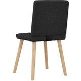 vidaXL Blagovaonske stolice od tkanine 2 kom crne | shoptok.hr