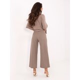 RUE PARIS Pants-IT-SP-FL9068.96-dark beige Cene
