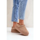 Boto FG2 Snow Boots With Decorative Embroidery Beige Selithria | Eponuda.ba