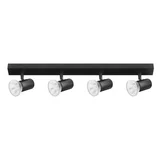 AD-OP-6432BE27 crna spot lampa 4xE27 max.60W rio SP4