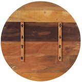  Okrugla stolna ploča 80 cm 25 - 27 mm masivno obnovljeno drvo | shoptok.hr