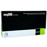 nitrilne rokavice črne l 100 kos, easycare