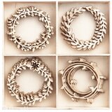  Set drvenih ornamenata - 20 kom (set drvenih ukrasa) Cijene