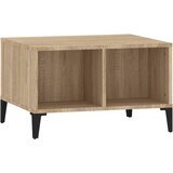 The Living Store Klubska mizica sonoma hrast 60x50x36,5 cm inženirski les - Klubska Mizica, (21421463) | Shoptok.si