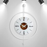 WALLXPERT VLNT01BEBE Višenamenski Metalni Zidni Sat Cene