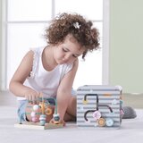 Viga polarb kutija za aktivnosti drvena obrazovna igra centar 5u1 kocka | shoptok.hr