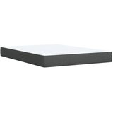  Krevet s oprugama i madracem tamnosivi 140x190 cm od tkanine | shoptok.hr