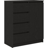  Komoda s ladicama crni hrast 71x35x84 cm konstruirano drvo | shoptok.hr