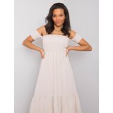 RUE PARIS Dress-346-SK-009.51-light beige | Shoptok.si
