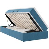 Krevet s madracem i skladištem Tamno plava 90 x 190 cm Baršun | shoptok.hr