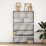 vidaXL Knjižna omara betonsko siva 100x33x156,5 cm inženirski les | Shoptok.si