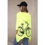 Kesi Sweatshirt with yellow neon print for cycling | shoptok.hr