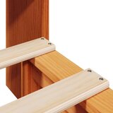 vidaXL Krevet s regalom za knjige bez madraca 90 x 200 cm masivno drvo | shoptok.hr
