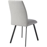 Hom`in stol, kovina, tekstil črna, svetlo siva | Shoptok.si