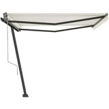 Prostostoječa avtomatska tenda 450x300 cm krem, (20728601) | Shoptok.si