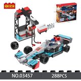 Cogo trkački auto - formula, plava - broj delova: 288 ( 93659 ) u