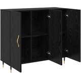  Kreveta Crni hrast 90 x 34 x 80 cm Konstruirano drvo | shoptok.hr