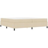  s opruga kutije Krema 200 x 200 cm tkanina | shoptok.hr