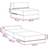SOFA na razvlačenje Plava 60 x 70 x 41 cm Tkanina | shoptok.hr