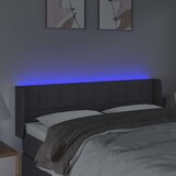  Posteljno vzglavje temno sivo 147x16x78/88 cm blago, (20793798) | Shoptok.si